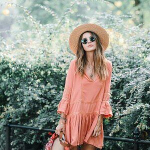 Lovely Pepa Collection by Alexandra Pereira - Monaco Dress in Coral. Size XS